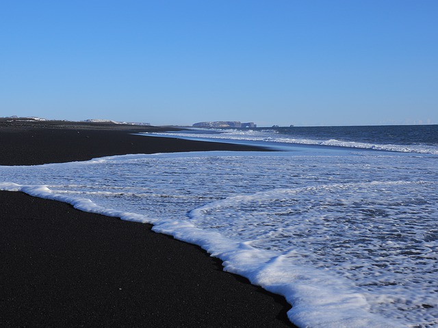 black sand beach iceland
